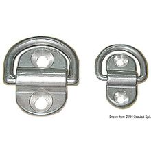 Osculati SS swiveling half ring 45x66 mm, 39.869.02