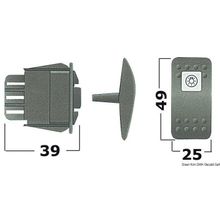 Osculati ON-OFF-ON switch 12 V, 14.192.04