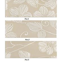 Керамическая плитка Domino Anya Dec Anya Flower Beige 3 вида рисунка декор 20х60