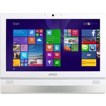 Моноблок MSI Adora20 2BT-032RU, 9S6-AAA712-032, 19.5" (1600x900), 2048, 500, Intel Celeron Quad-Core J1900, DVD±RW DL, Intel HD Graphics, LAN, WiFi, Win8.1, white, белый