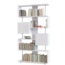 Сокол Стеллаж Рафнат с дверками белый ID - 292048