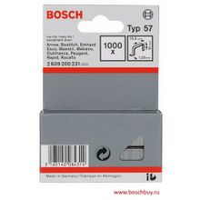 Bosch Набор 1000 Скрепок 10 10,6 мм T57 (2609200231 , 2.609.200.231)