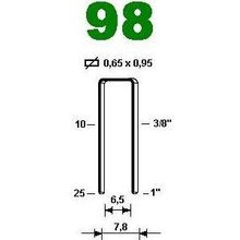 Скоба 98 10 galv, Omer (10  160 тыс.шт.)