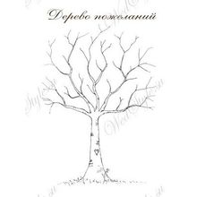 Свадебное дерево пожеланий DRP026