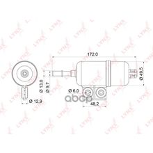 Фильтр Топливный LYNXauto арт. LF536