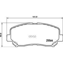 Колодки Тормозные Дисковые | Перед | (Pf-5600) Mazda Cx-5 (Ke, Gh) 2.0 01.2012 -  <=> Mazda Cx-5 (Kf) 2.2 D 05.2017 - NISSHINBO арт. NP5042