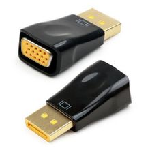 Адаптер DisplayPort M - VGA F, черный, Cablexpert (A-DPM-VGAF-01)