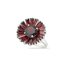 Кольцо с гранатом ,арт. 017899-01-01