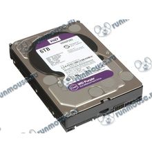 Жесткий диск 6000ГБ Western Digital "Purple WD60PURZ", 5400об. мин., 64МБ (SATA III) (oem) [139957]