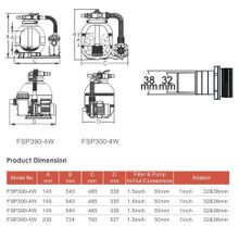 Фильтрационная система Aquaviva FSP300-ST20