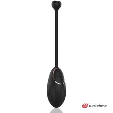 DreamLove Черное виброяйцо с пультом-часами Anne s Desire Vibro Egg Wireless Watchme (черный)