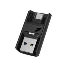 флешдрайв leef bridge 3.0 64gb rus retail pkg (lb300kk064r7)