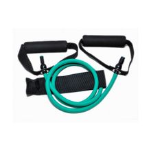 Эспандер латексная трубка с ручками зеленый