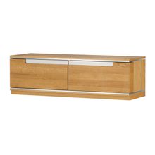 Тумба под телевизор с 2 ящиками узкая