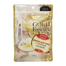 Маска для лица Japan Gals Pure 5 Essential Gold Essence Mask, 7 шт, с золотым составом