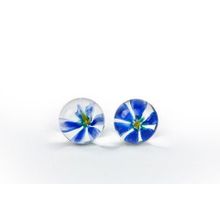 Вагинальные шарики TLC CyberGlass Ben Wa Balls Blue Blossom прозрачный