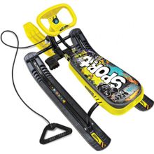 Снегокат НИКА Тимка Спорт 2 (низкий, в уп.2шт)(ТС2 ГЖ2, граффити, желтый) (ТС2)