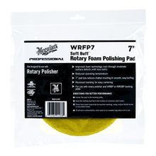 WRFP7 Полировальный круг средней жесткости желтый W8006 Rotary Foam Polishing Pad 178мм, Meguiars