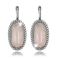 Серьги с кварцем (посеребрение), Magia di Natura (арт. 56478-9529)