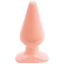 Анальная пробка телесного цвета Butt Plugs Smooth Classic Large - 14 см. телесный