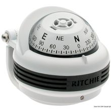 Osculati RITCHIE Trek compass w bracket 21 4 white white, 25.080.22