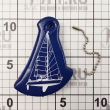 Osculati Брелок плавающий Парусная яхта Osculati 35.822.02 синий с цепочкой