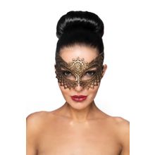 Золотистая карнавальная маска  Фейт (золотистый)