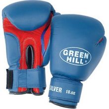 Боксерские тренировочные перчатки GreenHill Silver, BGS-2039