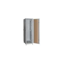 NT PRACTIC   MGLASS 42-68 G Шкаф 19 напольный, серый 42U 600*800, дверь стекло-металл (3ч)