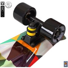 401G-T Скейтборд Y-SCOO Fishskateboard Print 22" винил 56,6х15 с сумкой Triddent