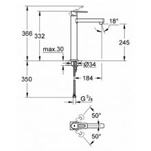 Смеситель Grohe Quadra 23404000 для раковины