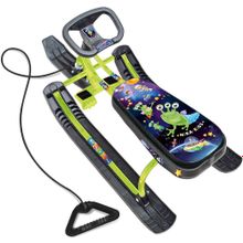 Снегокат Тимка Спорт 2 (низкий, в уп.2шт)(пришельцы, лимонный) (ТС2)