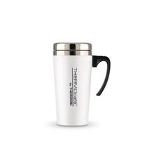 Кружки-термосы из нержавеющей сталиQS1904 Travel Mug Rubberized White 0.42L