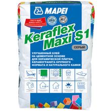 МАПЕЙ Керафлекс Макси клей для плитки и камня (25кг) серый   MAPEI Keraflex Maxi клей для плитки, керамогранита и натурального камня (25кг) серый