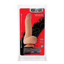 Dream Toys Реалистичный вибромассажёр REALSTUFF 7.5INCH VIBRATOR - 19 см. (телесный)