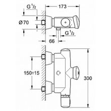 Термостат Grohe Eurodisc SE 36245 000 для душа