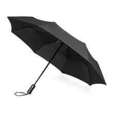 Зонт складной Ontario, автоматический, 3 сложения, с чехлом, черный