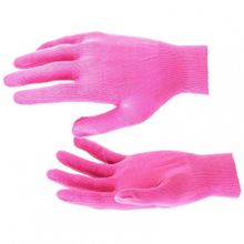 Перчатки нейлон, 13 класс, цвет "розовая фуксия", L  