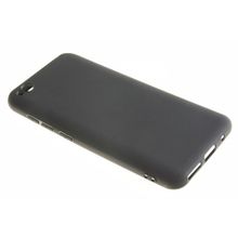 Силиконовый чехол TPU Case матовый Xiaomi Redmi go черный