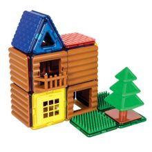 Магнитный конструктор MAGFORMERS 705006 Log cabin set