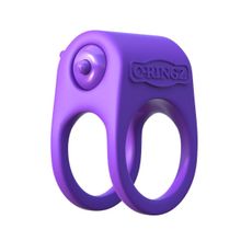 Pipedream Эрекционное кольцо с подхватом мошонки Silicone Duo-Ring (фиолетовый)