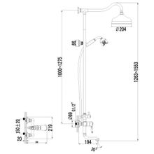 Душевая система Lemark Villa (LM4862B)