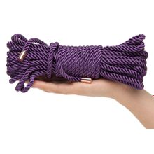 Фиолетовая веревка для связывания Want to Play? 10m Silky Rope - 10 м. Фиолетовый