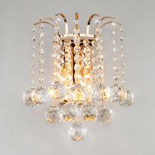 Eurosvet Бра Eurosvet Ostiniya 3299 2 золото прозрачный хрусталь Strotskis ID - 409632