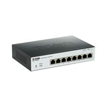 Коммутатор   D-Link   DGS-1100-08P   Управляемый коммутатор  (8UTP 10 100 1000Mbps PoE)