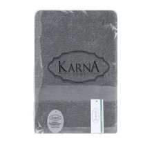 Полотенца махровое "KARNA" AREL 70х140 см цвет серый