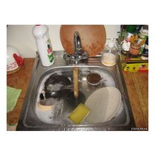 Прочистка канализации в квартире. Устранение засора на кухне, в ванной и в унитазе.