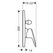 Смеситель Hansgrohe Logis 71406000 для ванны с душем