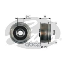 Механизм Свободного Хода Генератора Hyundai Ix35,Sonata,Kia Carens,Cerato,Magentis,Sportage Gates арт. OAP7165
