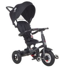 MINI TRIKE 3х колес. вел черный BLACK, надув.10" 8", свобод. ход перед. кол, ремень безопасности
